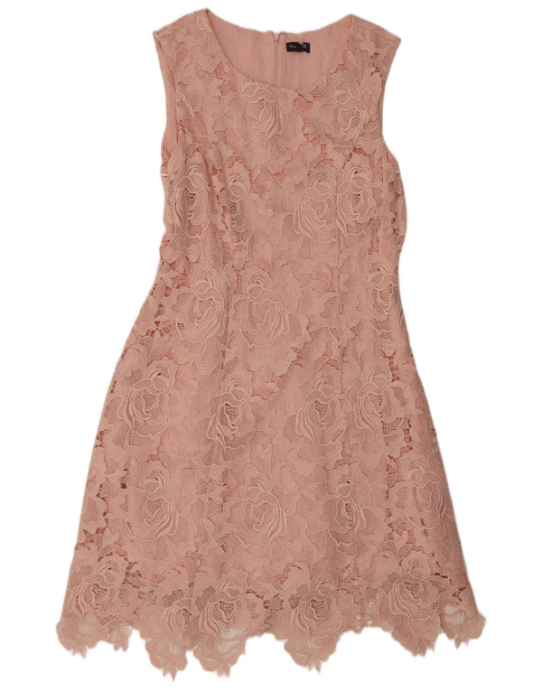Rochie A-Line fără mâneci pentru femei Phase Eight UK 16, mare, roz, florală