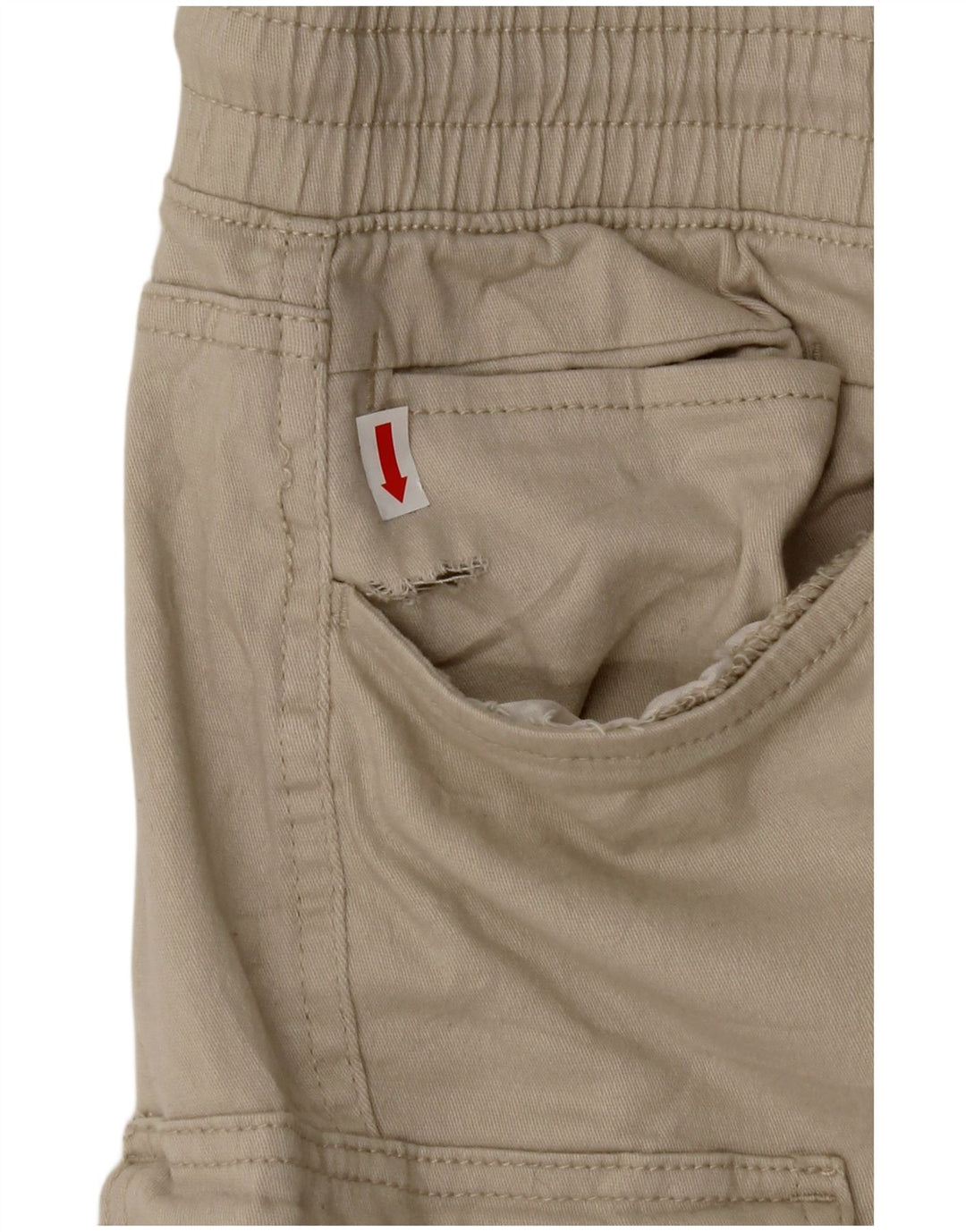 Pantaloni scurți cargo IZOD Slim Fit pentru bărbați, mici W29, bumbac, bej