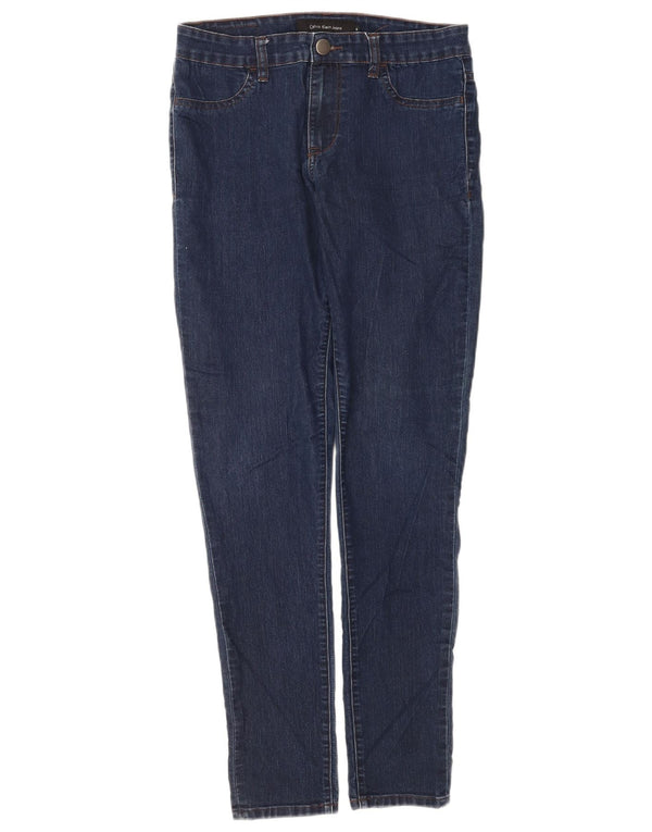 Jeans skinny Calvin Klein pentru femei cu jambiere US 6 Medium W28 L30 Bleumarin