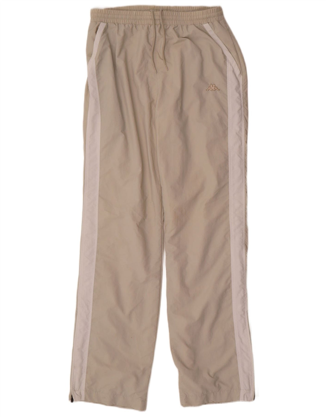Pantaloni de trening pentru bărbați Kappa, bej mediu, poliamidă color bloc
