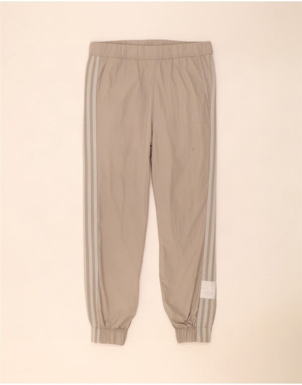 Pantaloni de trening Adidas Crop Pantaloni Joggeri UK 10 Small W30 L26 Bej