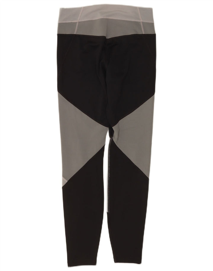 Leggings crop grafic Dri Fit NIKE pentru femei UK 8, negru, color block