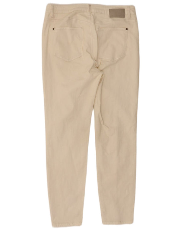 Pantaloni casual skinny Desigual pentru femei cu talie înaltă EU 44 XL W32 L27 Alb