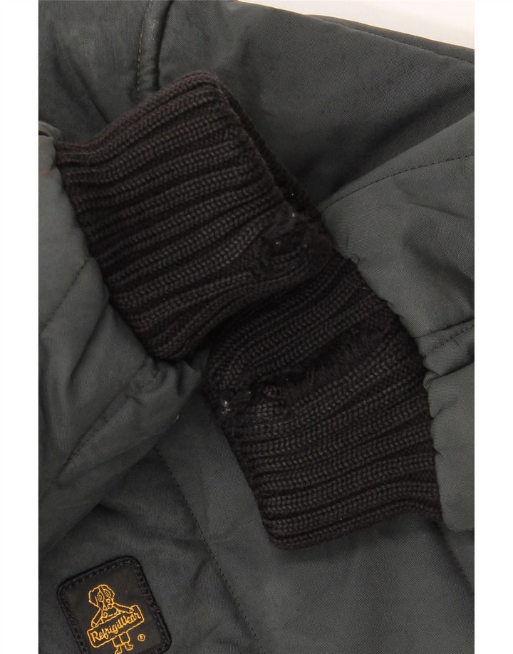 Jachetă căptușită pentru bărbați REFRIGWEAR UK 38 Medium Black Nylon