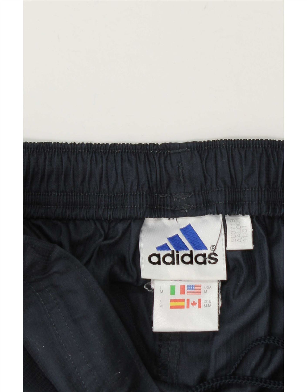 Pantaloni de trening Adidas pentru bărbați, poliester mediu albastru bleumarin