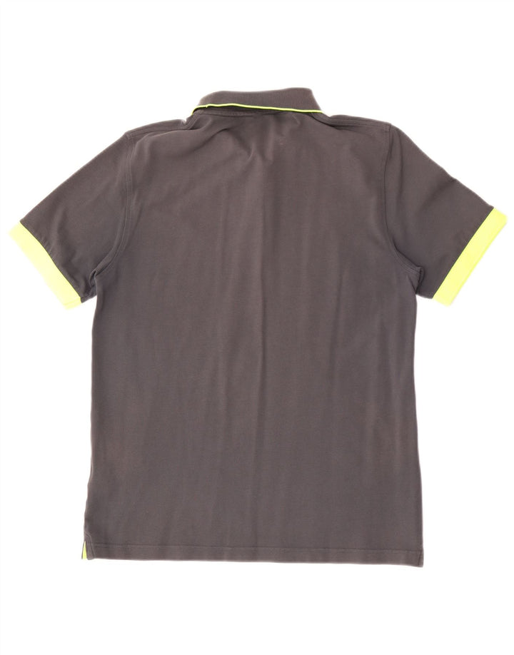 Tricou polo Sun68 pentru bărbați, bumbac, gri mediu