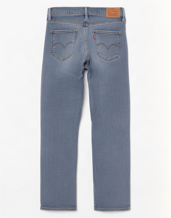 Levi's Womens 314 Shaping Straight Jeans W28 L27 Blue Cotton
