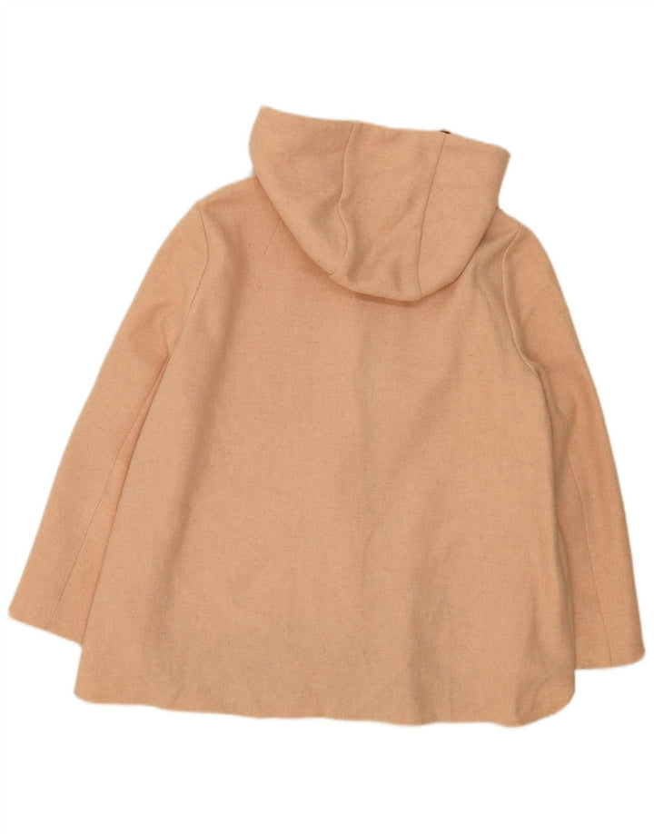 Palton pentru femei Zara cu glugă UK 18 XL Lână bej