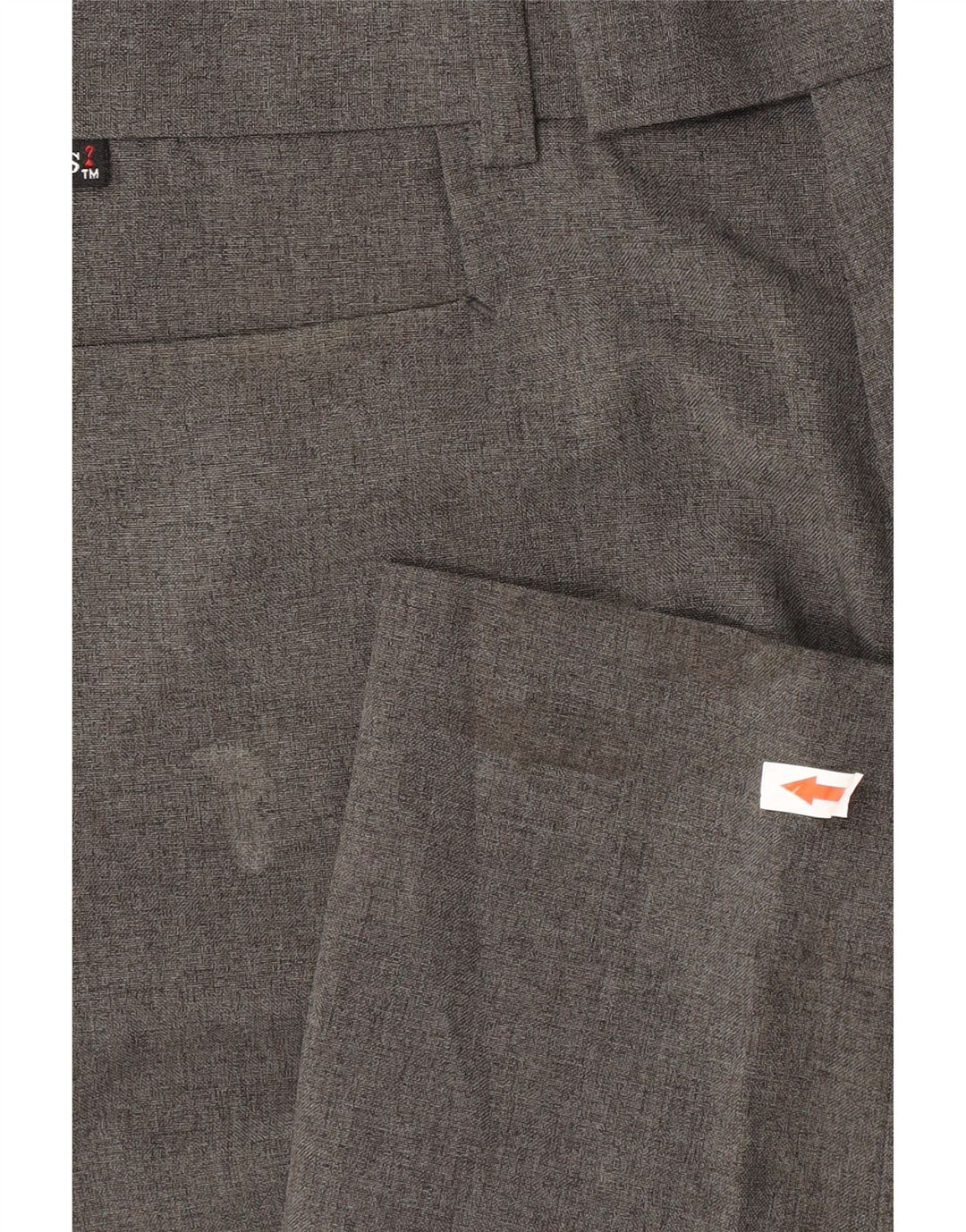 Pantaloni drepți Guess pentru bărbați L32 L30 poliester gri