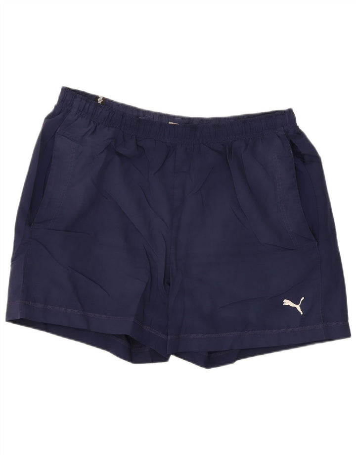 Pantaloni scurți sport Puma pentru bărbați, mari bleumarin