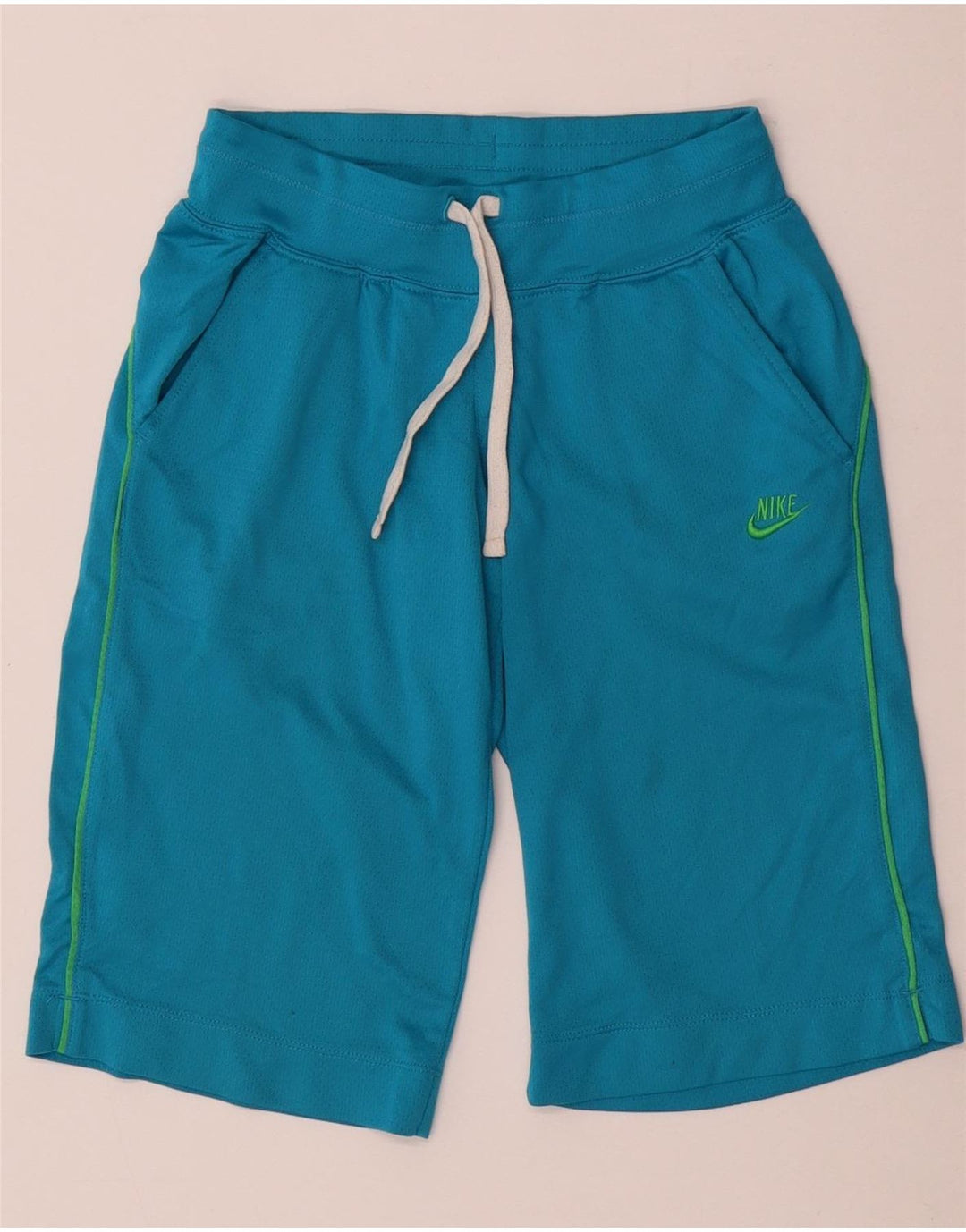 Pantaloni scurți sport Nike pentru băieți 13-14 ani, mari, albastru, poliester