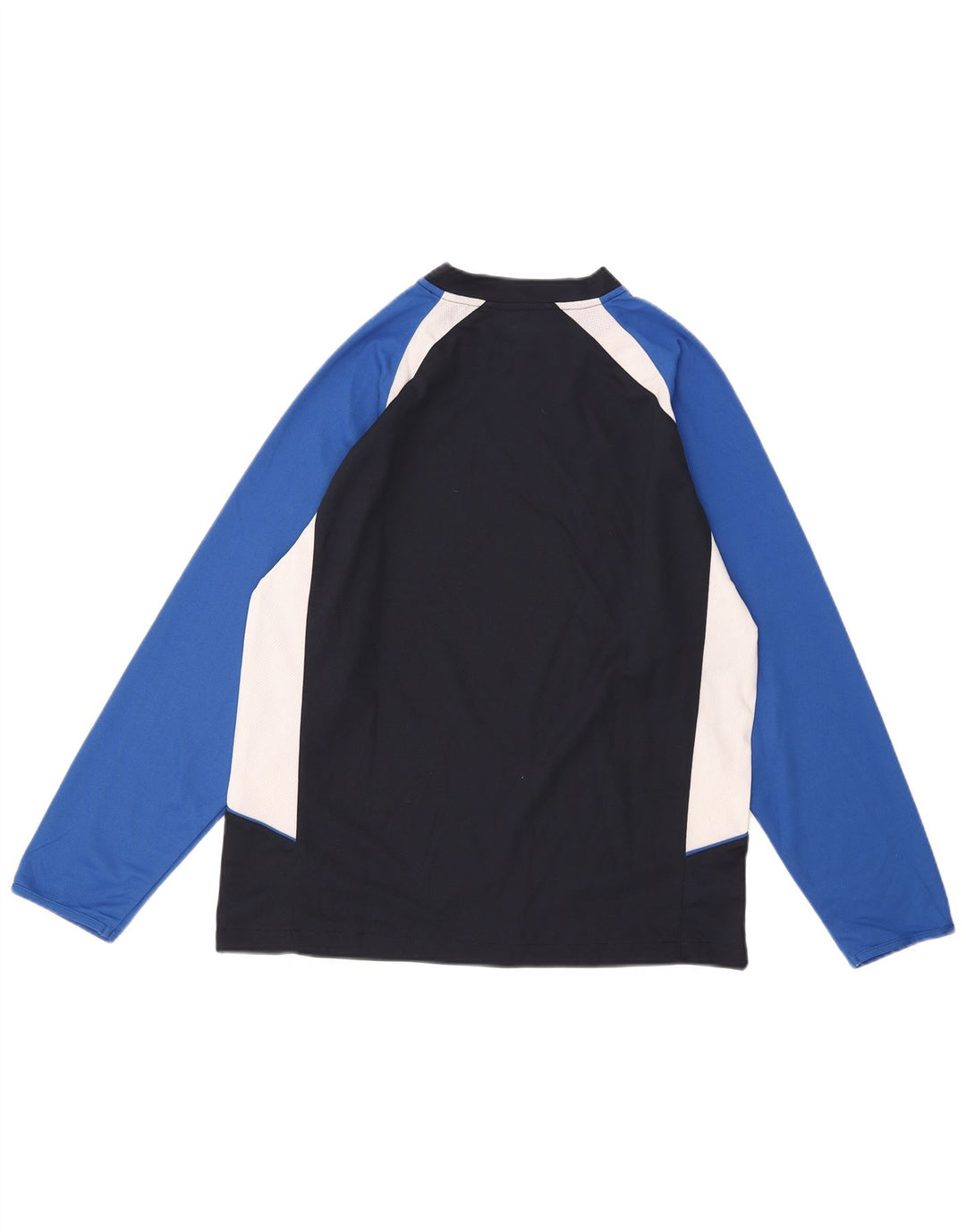 Top pentru bărbați Umbro cu mânecă lungă, mediu, bleumarin, poliester color bloc