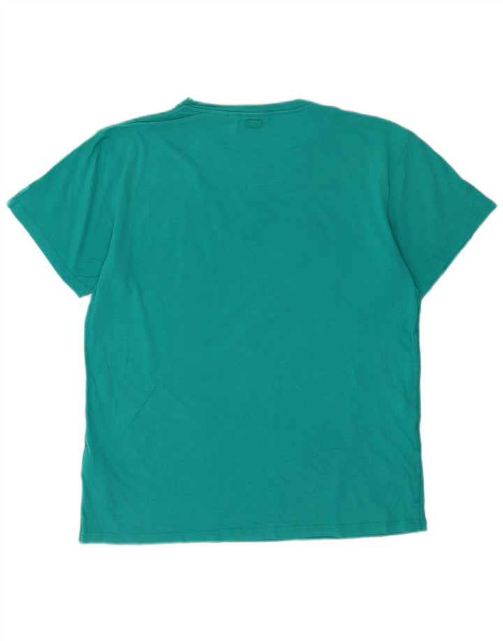 Tricou grafic Superdry pentru bărbați Top mic din bumbac verde