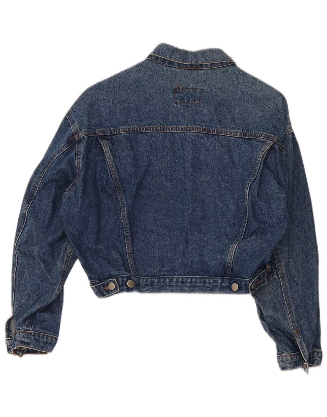 Jachetă de denim crop pentru femei Oxygen UK 12 Medium Blue