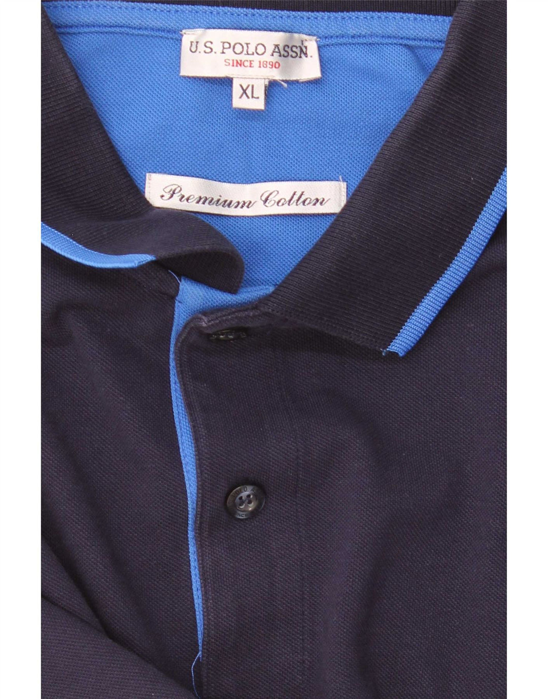Tricou polo pentru bărbați US Polo Assn XL bleumarin