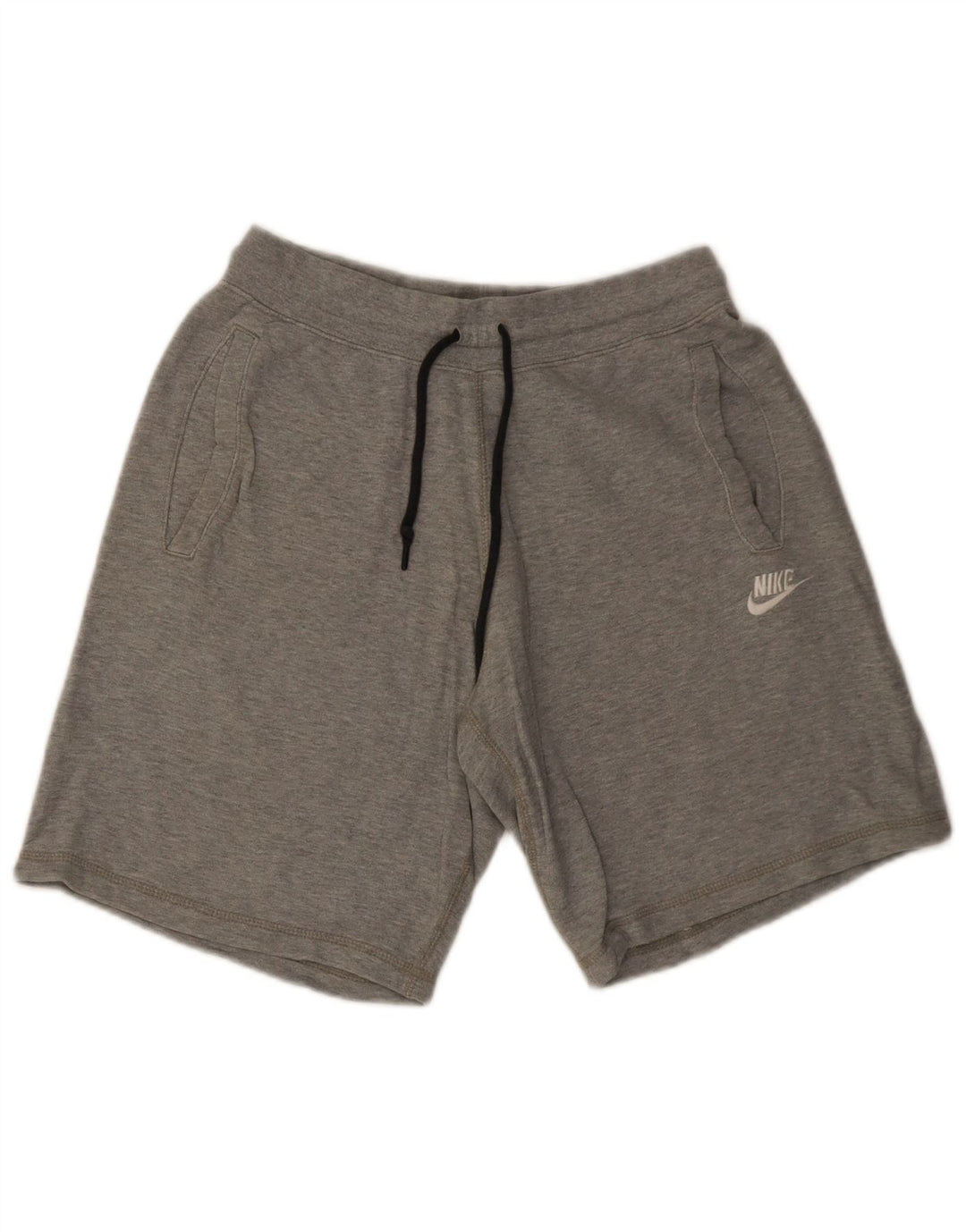 Pantaloni scurți sport Nike pentru bărbați, bumbac, gri mici
