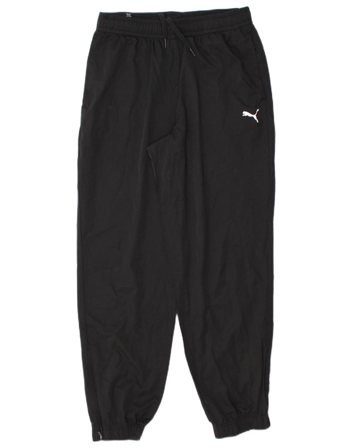 Pantaloni de trening Puma pentru bărbați Joggeri poliester mediu negru