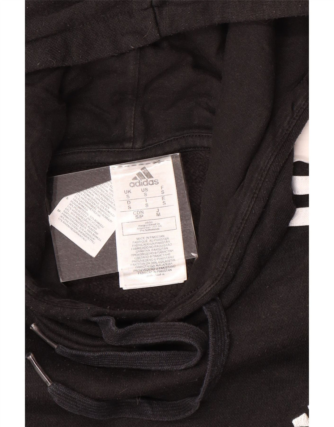 Pulover adidas pentru bărbați, mic, negru, poliester