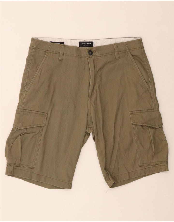 Pantaloni scurți cargo Jack & Jones pentru bărbați, de culoare medie, W32, kaki