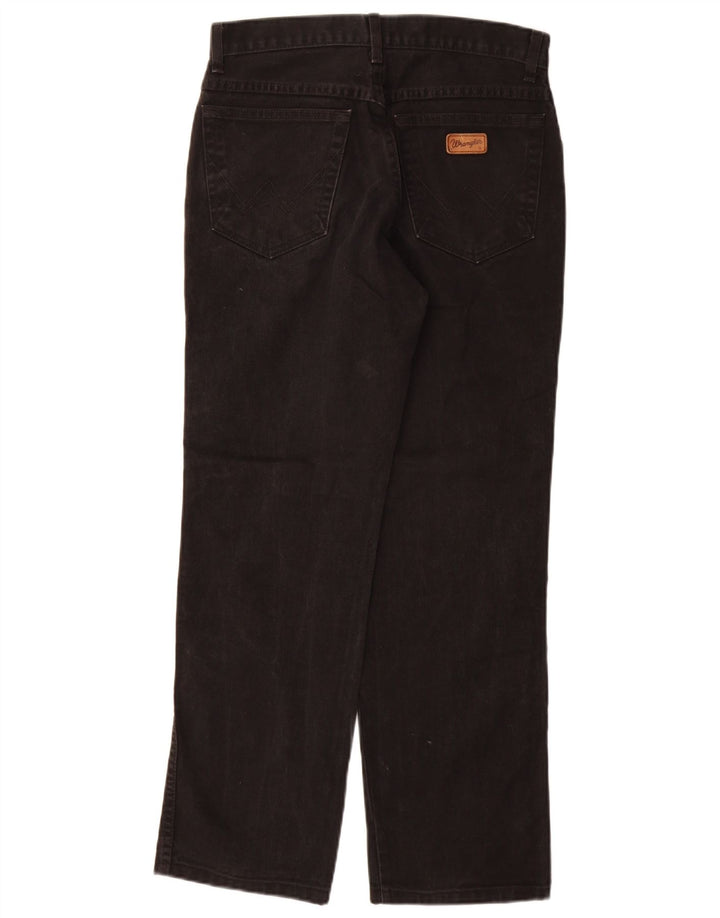 Blugi drepte pentru bărbați Wrangler Texas W32 L30 bumbac negru