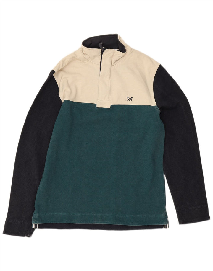 CREW CLOTHING Hanorac pentru bărbați Pulover mic multicolor Colorblock