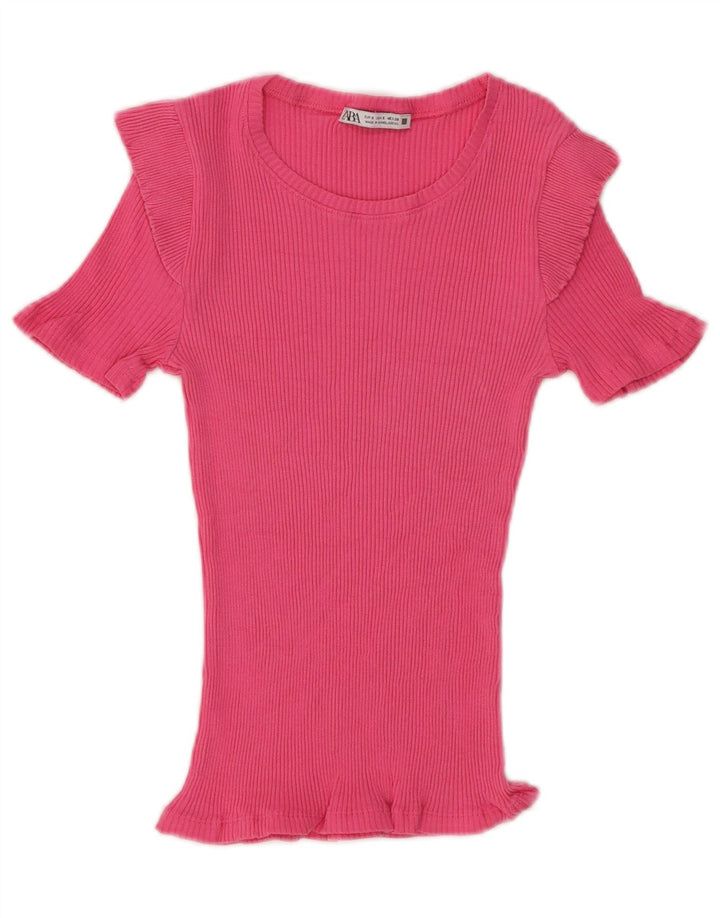 Bluză pentru femei Zara UK 8 Small Pink