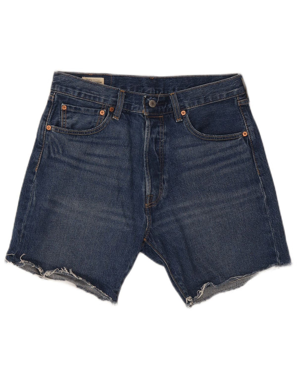 Pantaloni scurți Levi's 501 Denim W32 Medium Blue Bumbac