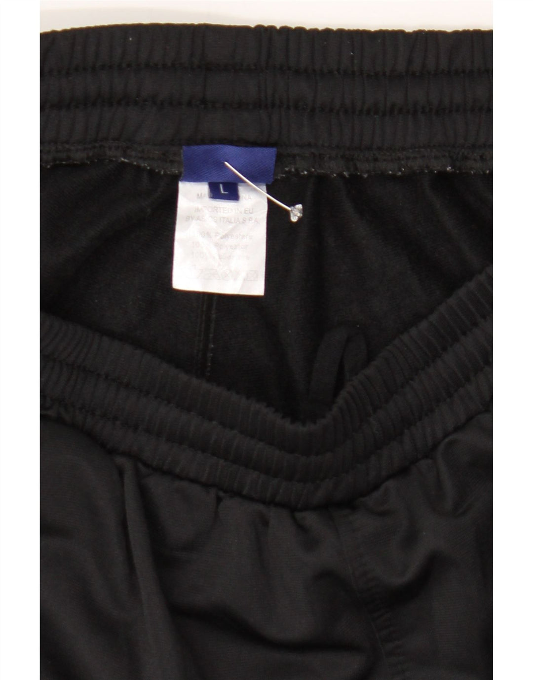 ASICS Boys Tracksuit Trousers 15-16 Years Large  Black Polyester Vintage Asics and Second-Hand Asics from Messina Hembry 