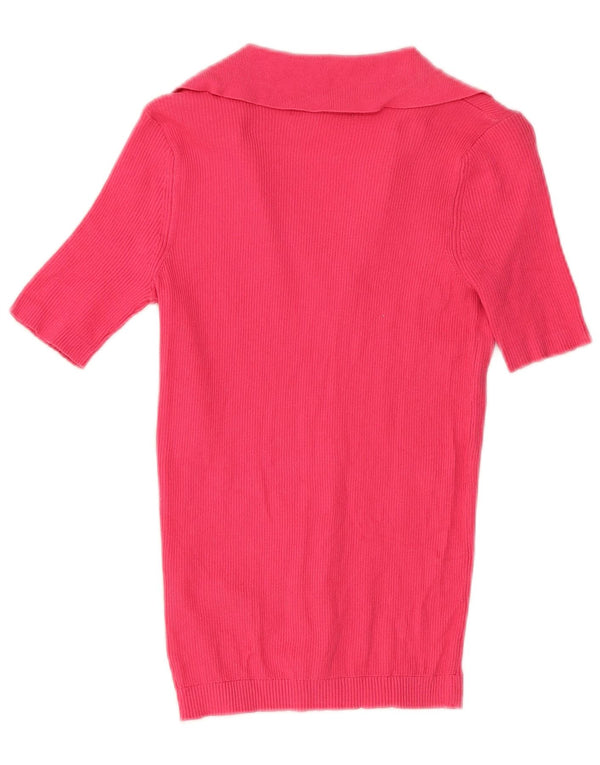 Tricou polo pentru femei Marks & Spencer UK 6 XS bumbac roz