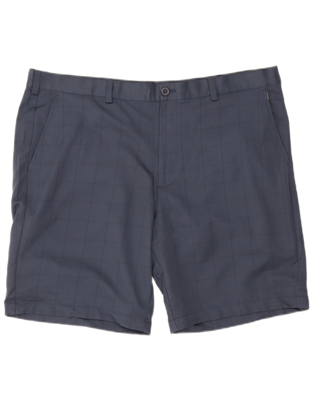 Pantaloni scurți chino de golf Izod pentru bărbați W40 XL bleumarin din poliester check
