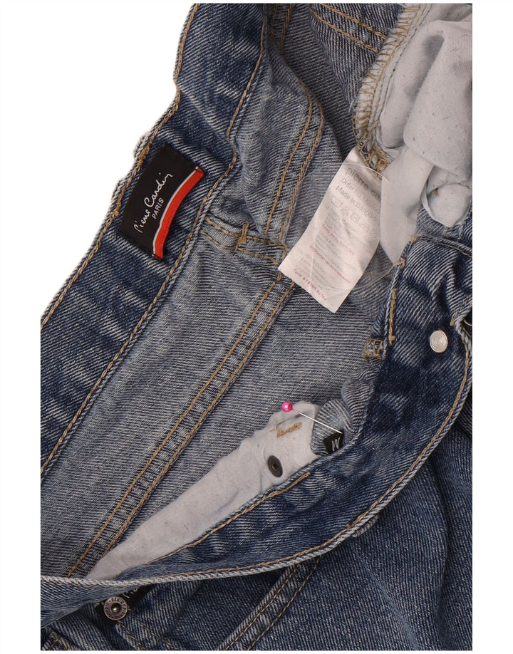Pantaloni scurți din denim pentru bărbați Pierre Cardin, mediu W32, bumbac albastru