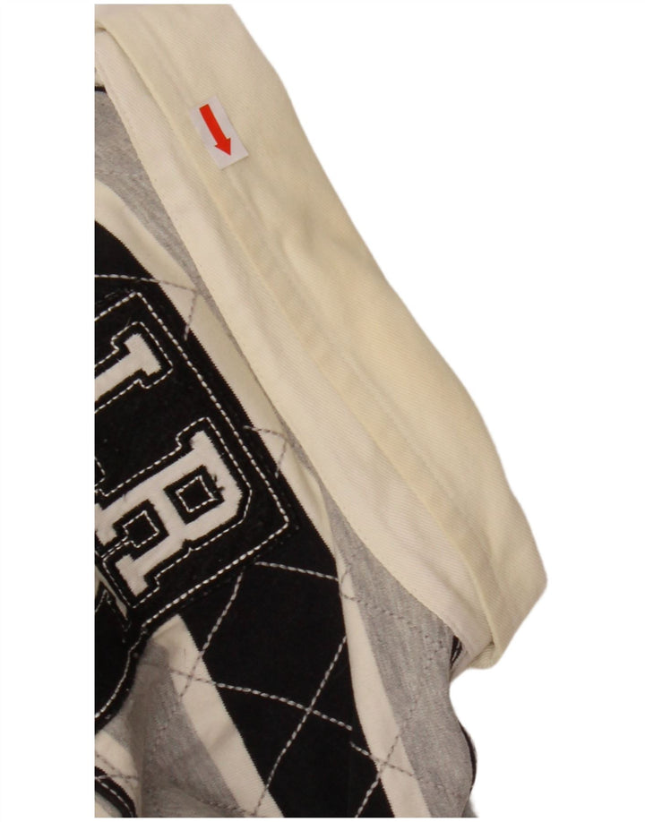 Tricou polo rugby cu mânecă lungă pentru bărbați LOTTO, cu dungi negre medii