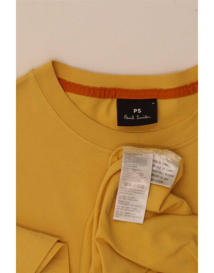 Tricou pentru bărbați Paul Smith Top din bumbac galben mediu