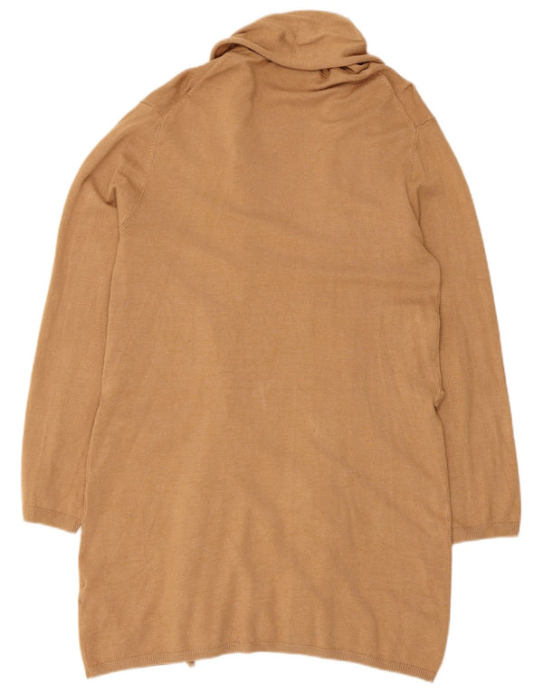 Pulover cardigan pentru femei Zara UK 14 mare, bej, viscoză