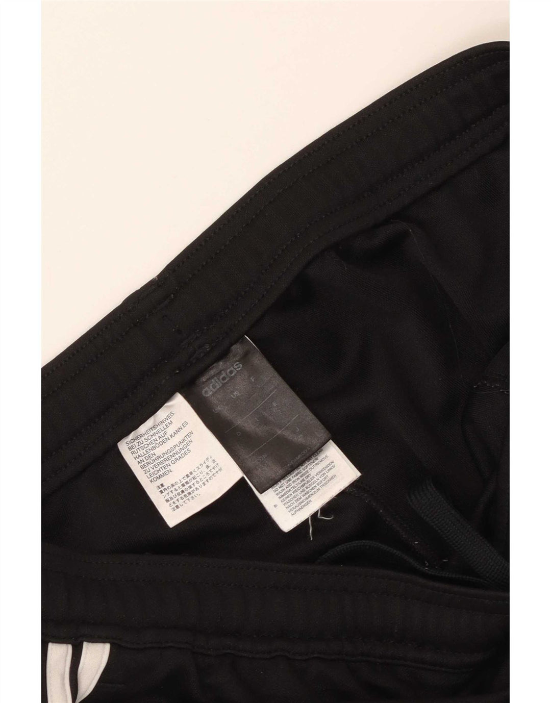 Pantaloni de trening adidas pentru bărbați, poliester mare, negru