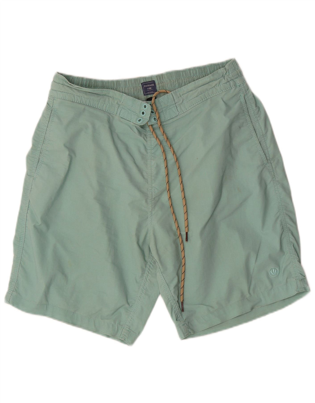 Pantaloni scurți de înot pentru bărbați Fat Face, bumbac verde mediu