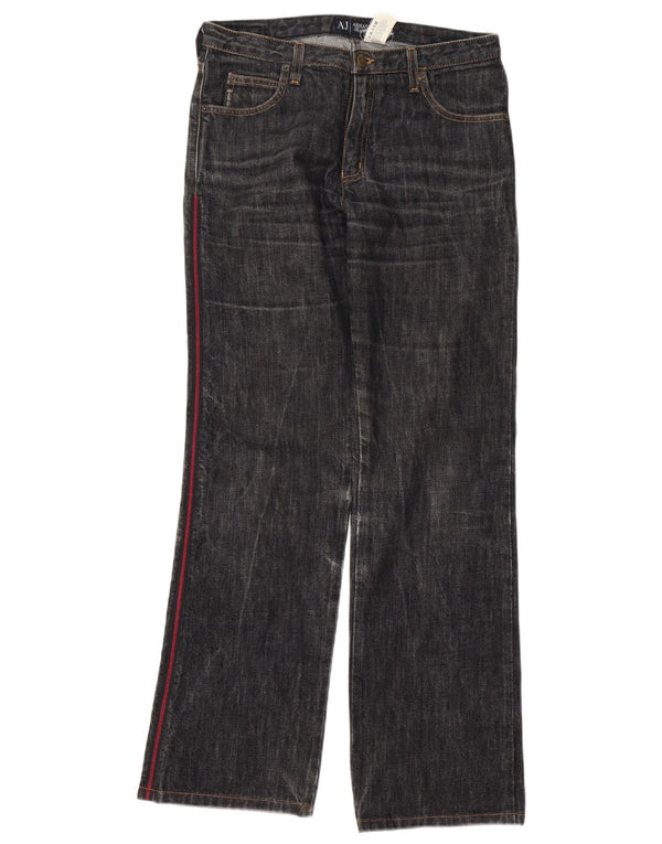 Blugi drepti pentru femei Armani W29 L31 Bumbac bleumarin