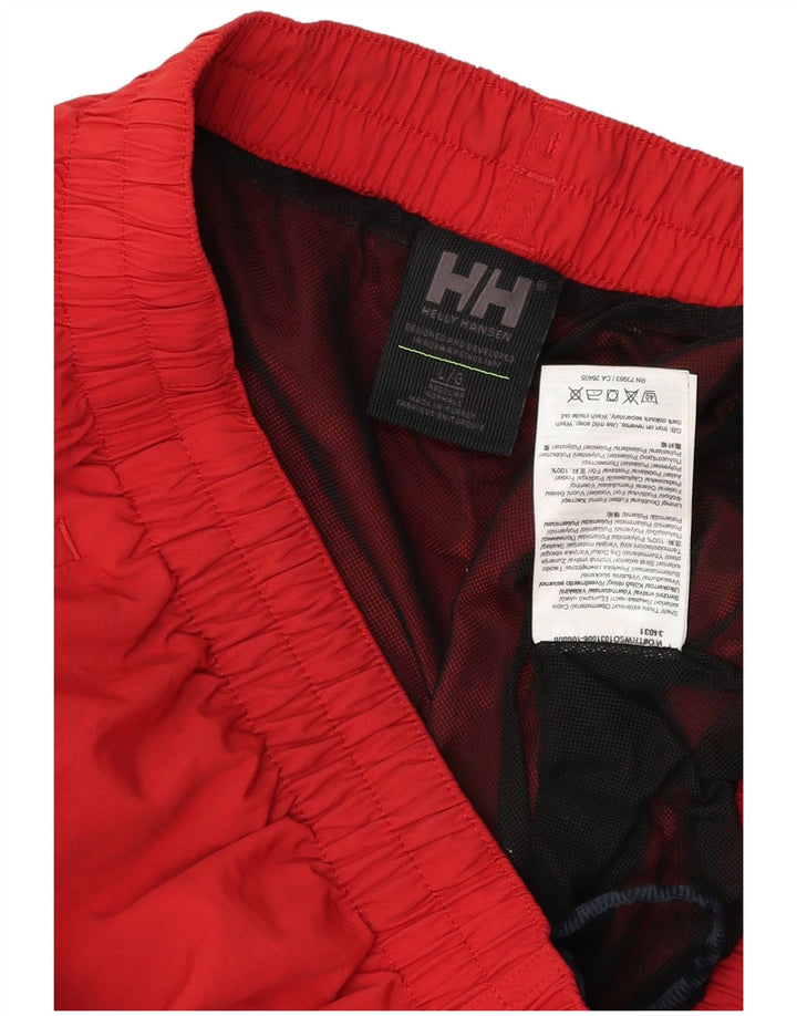 HELLY HANSEN Pantaloni scurți de înot pentru bărbați din poliamidă roșie mare