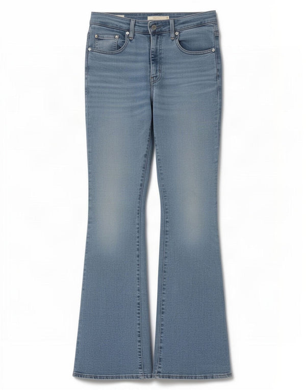 Blugi evazați Levi's 726 pentru femei L29 L32 Bumbac albastru