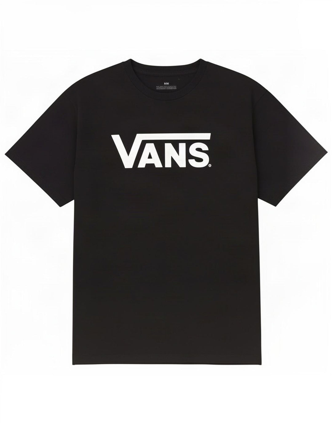 Tricou grafic Vans pentru bărbați Top mediu din bumbac negru
