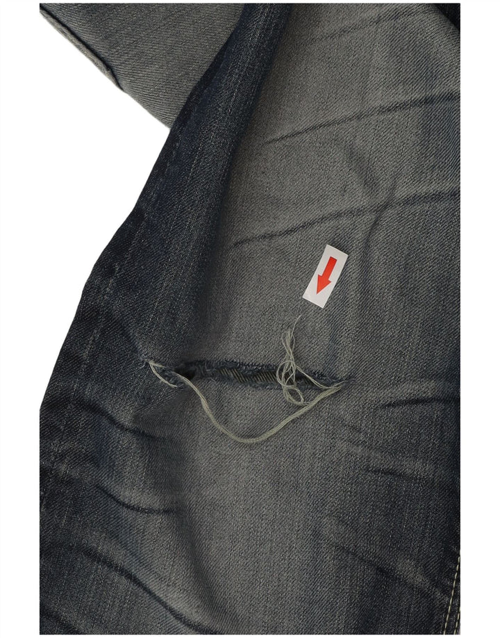 Blugi drepti pentru bărbați Superdry Officer W34 L32 Bumbac albastru