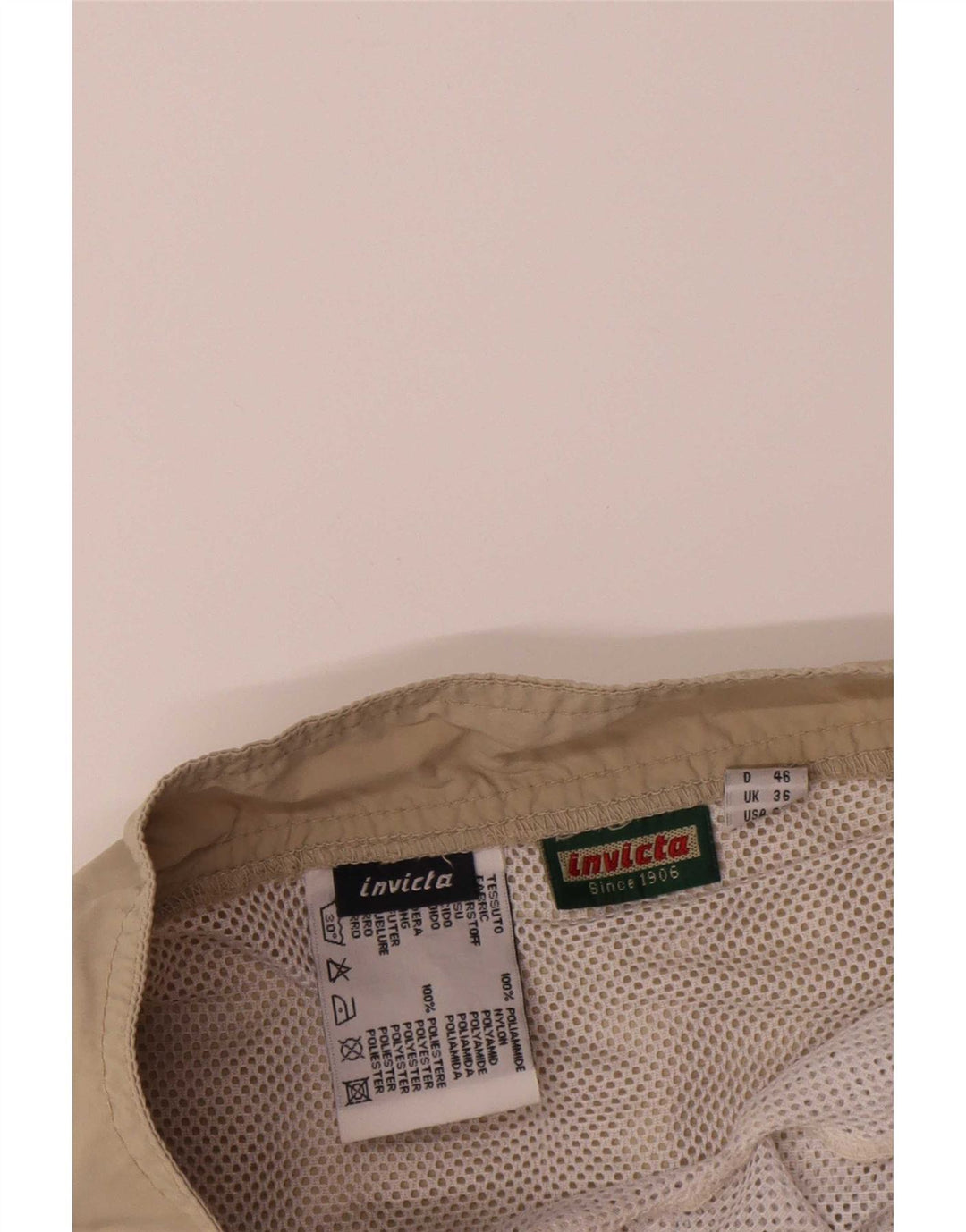 Pantaloni scurți de înot Invicta pentru bărbați UK 36 Small Beige Colorblock Poliamidă