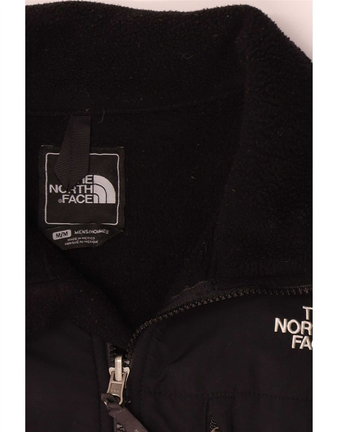 The North Face Mens Fleece Jacket UK 38 Medium Black Poliester