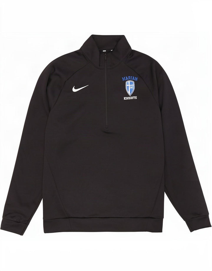Hanorac pentru bărbați Marian Knights, cu grafică, cu fermoar și gât, Jumper Mic Negru