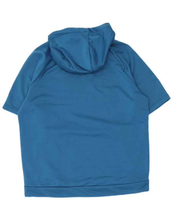 Hanocă cu mânecă scurtă Nike Dri Fit pentru bărbați, poliester mare, albastru