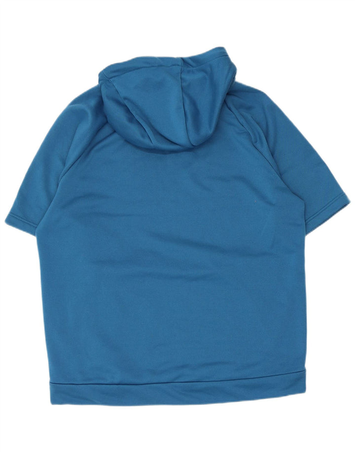 Hanocă cu mânecă scurtă Nike Dri Fit pentru bărbați, poliester mare, albastru