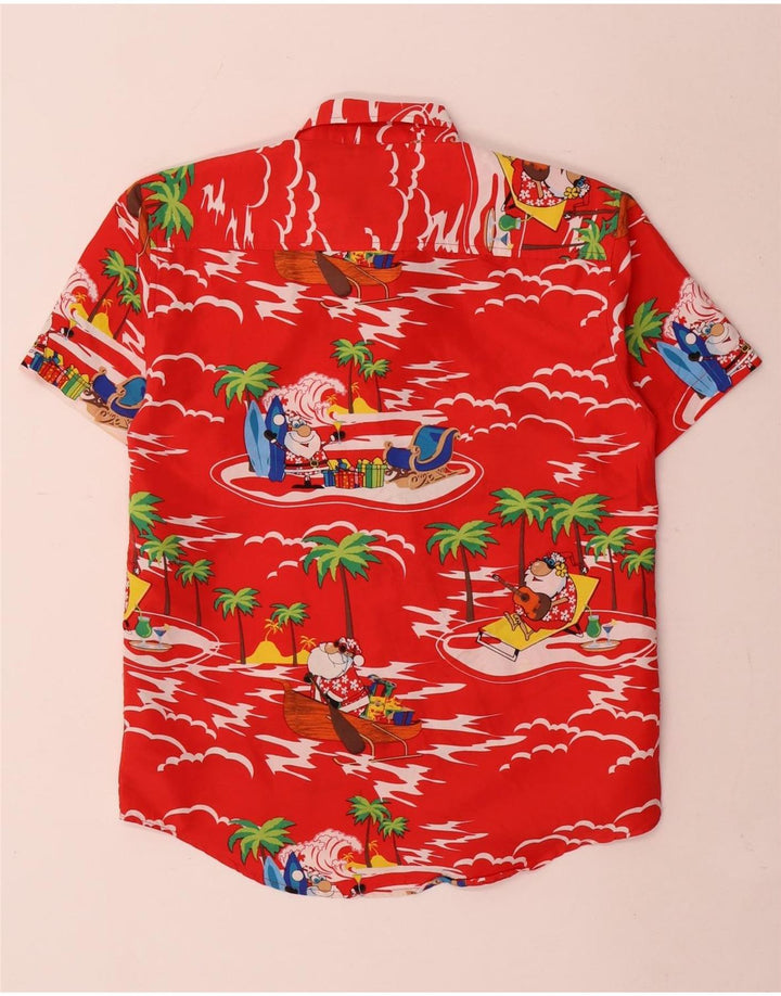 Cămașă cu mânecă scurtă Lowes Boys cu model abstract 11-12 ani roșu hawaian