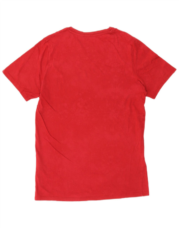 Tricou Jack & Jones Slim Fit pentru bărbați Top din bumbac roșu mediu