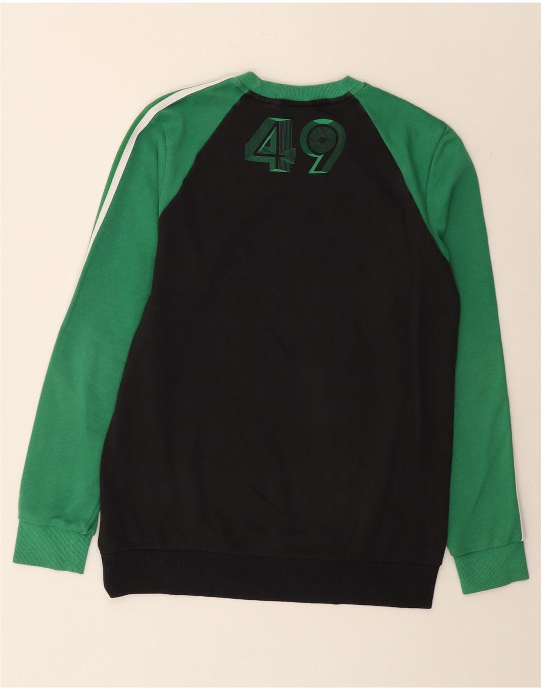Hanorac pentru bărbați Adidas Jumper mediu negru, bumbac color bloc