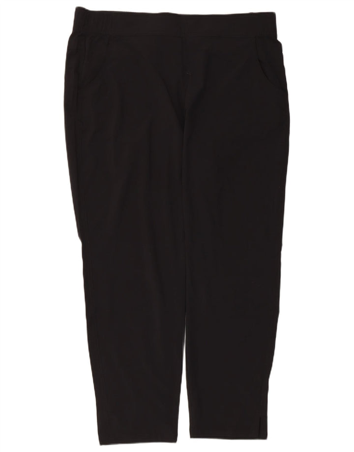 Eddie Bauer Pantaloni drepți casual pentru femei L36 L27 Poliester negru